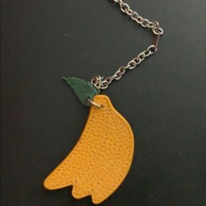 Leather purse charm new